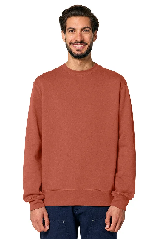 Versatile Style Stanley/Stella Mens Changer 2.0 Crewneck Sweatshirt - Heritage Brown - NEW Versatile Style Stanley/Stella Mens Changer 2.0 Crewneck Sweatshirt - Heritage Brown - NEW