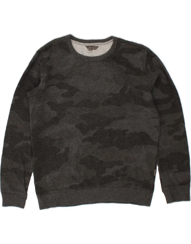 Light Comfort EDDIE BAUER Boys Sweatshirt Jumper 15-16 Years XL Grey Camouflage Cotton Light Comfort EDDIE BAUER Boys Sweatshirt Jumper 15-16 Years XL Grey Camouflage Cotton