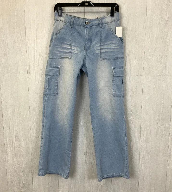 Fashionable Comfort Jeans Straight By Clothes Mentor In Blue, Size: 8