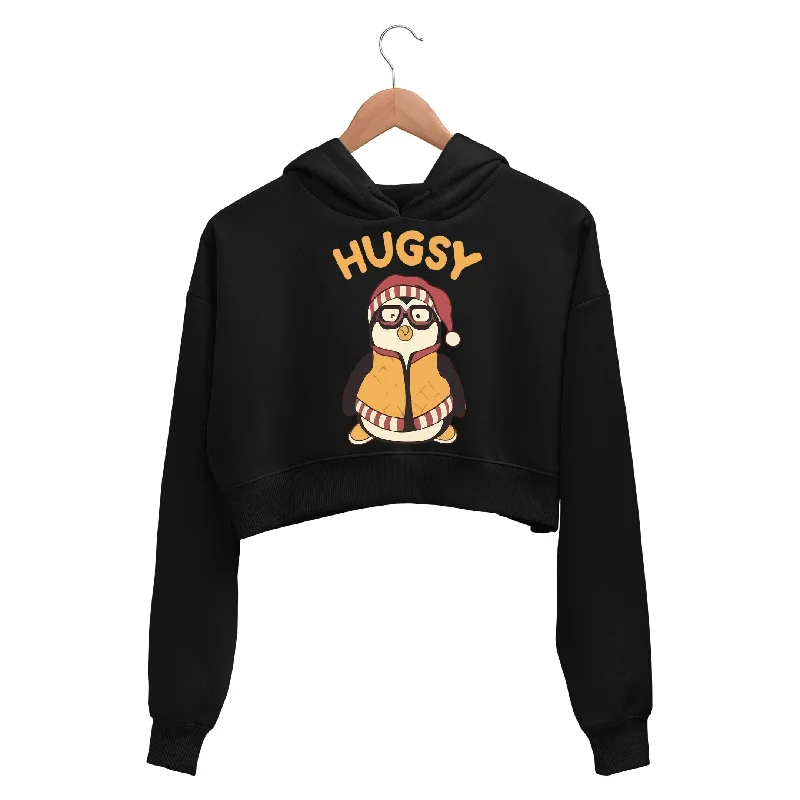 Comfort Fit Friends Crop Hoodie - Hugsy