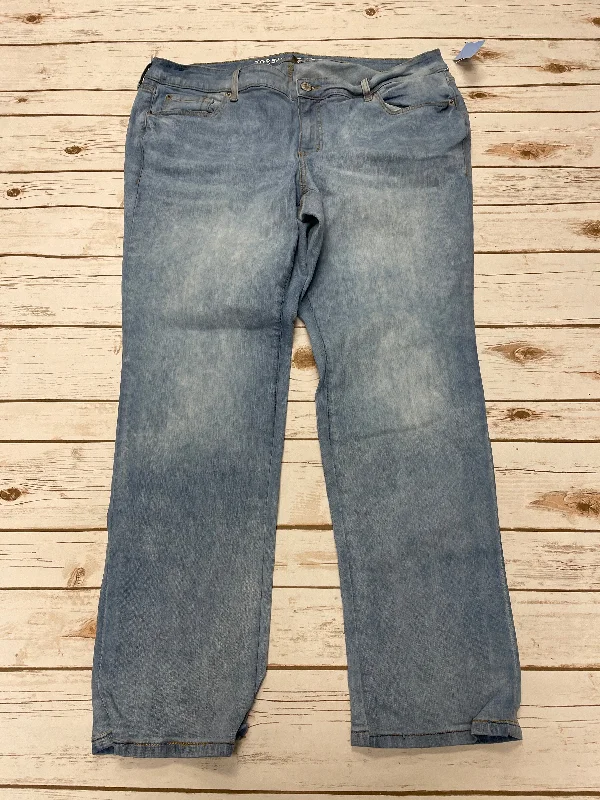 Urban Style Jeans Skinny By Torrid In Blue Denim, Size: 18