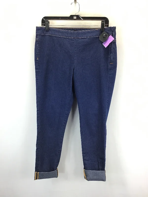 High-end Wear Jeans Straight By Divided In Blue, Size: 14