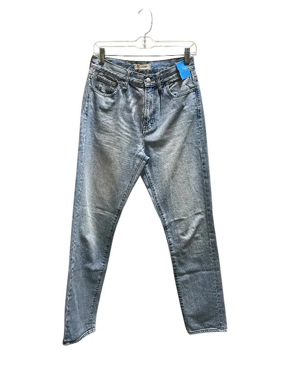 European And American Style Jeans Boot Cut By Madewell In Blue Denim, Size: 2