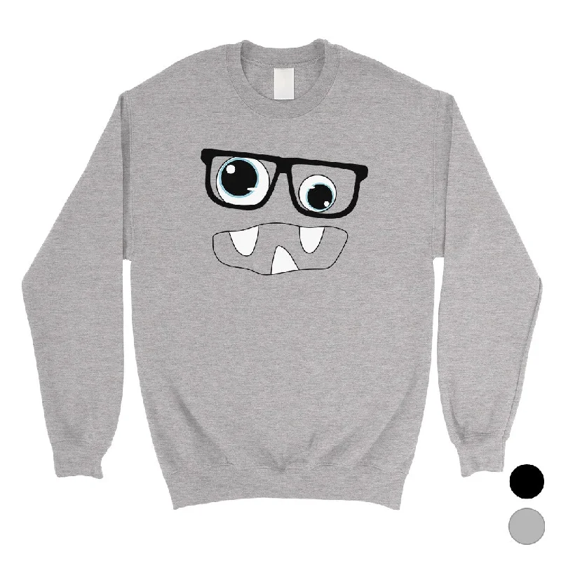 Customized Version Monster With Glasses Unisex Crewneck Sweatshirt