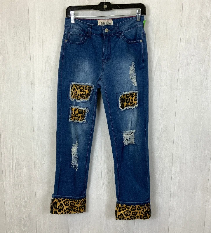 Dessert Matching Jeans Cropped By Clothes Mentor In Blue Denim, Size: 6