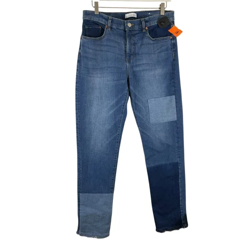Knowledge And Elegance Jeans Straight By Loft In Blue Denim, Size: 6