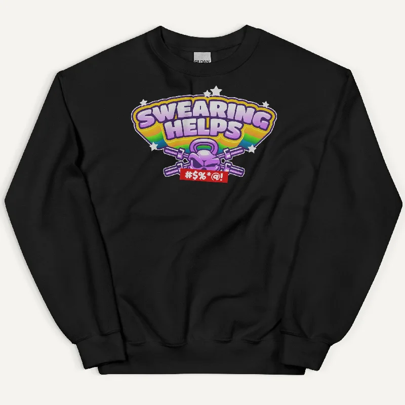 Easy Chic Wear Swearing Helps Sweatshirt