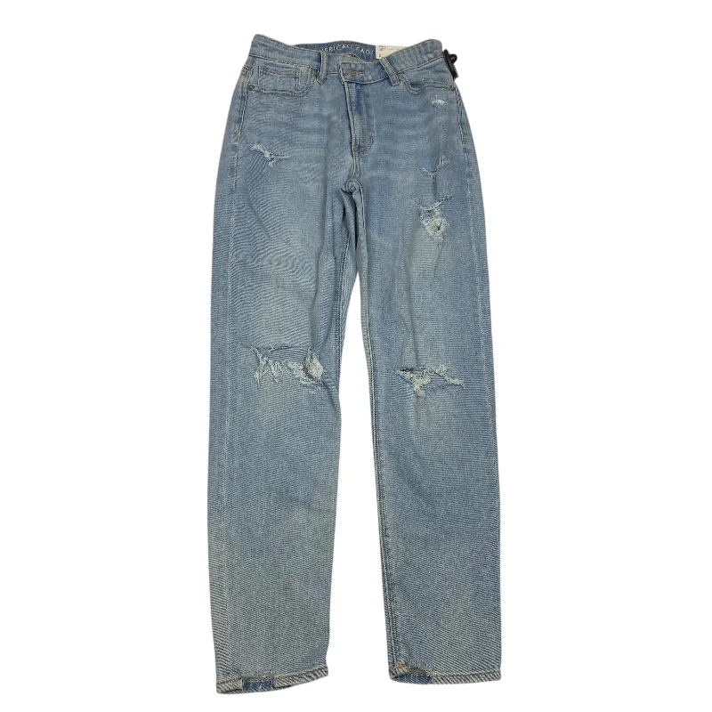 Classic Series Jeans Straight By American Eagle In Blue Denim, Size: 2