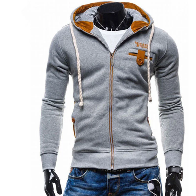 Comfortable Jackets Hoodies Men Sudaderas Hombre Hip Hop Mens Cowl Spell Color Trend Hoodie Sweatshirt Slim Fit Men Hoody XXL