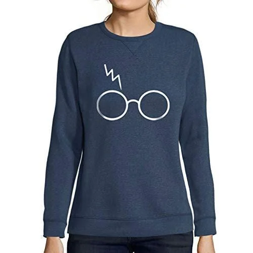 Smart Comfort Wear Ultrabasic - Femme Graphique Lunettes Cicatrice Éclair Sweatshirt Cadeau Idées Tee Denim Smart Comfort Wear Ultrabasic - Femme Graphique Lunettes Cicatrice Éclair Sweatshirt Cadeau Idées Tee Denim