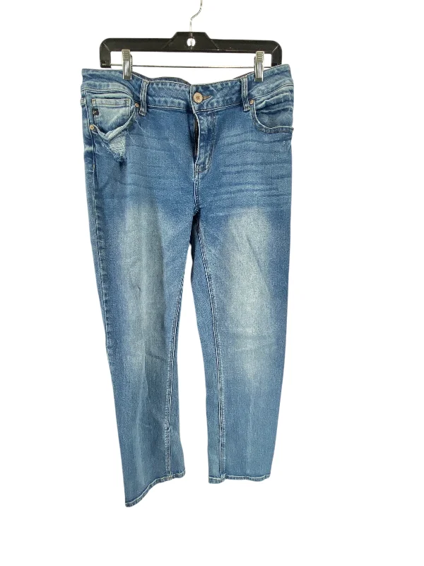 Slim Fit Jeans Skinny By Kancan In Blue Denim, Size: 14