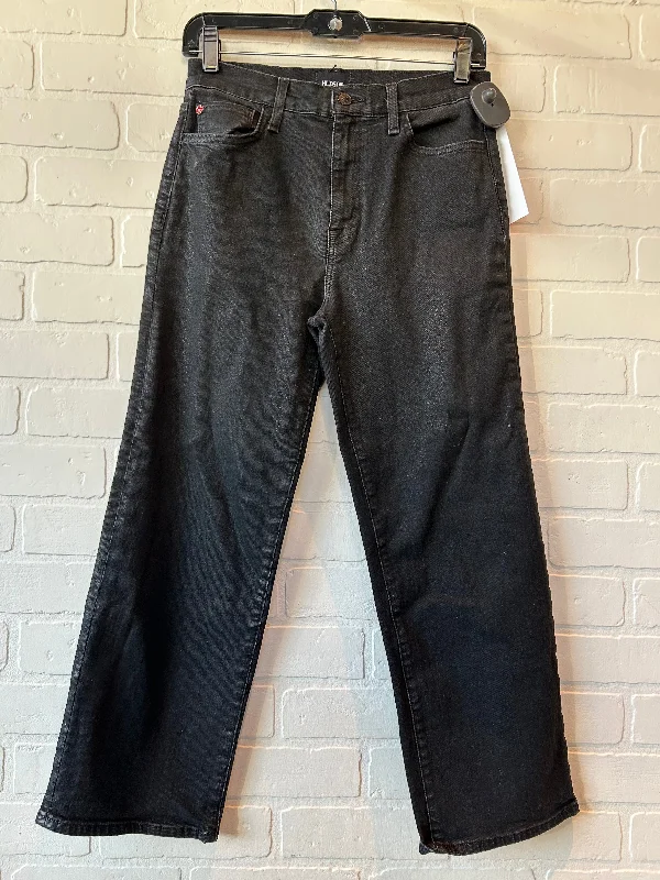 Simple Comfort Jeans Straight By Hudson In Black Denim, Size: 4