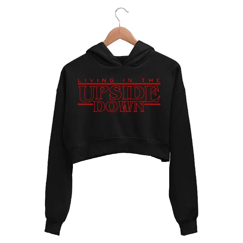 Comfy Pants Crop Hoodie - Living In The Upside Down