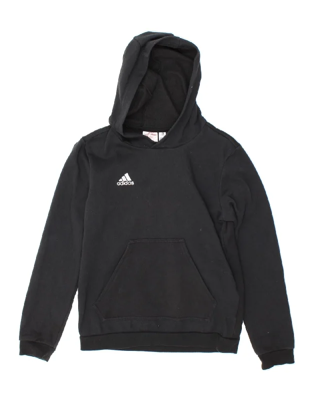 All-Day Outfits ADIDAS Girls Hoodie Jumper 11-12 Years Black