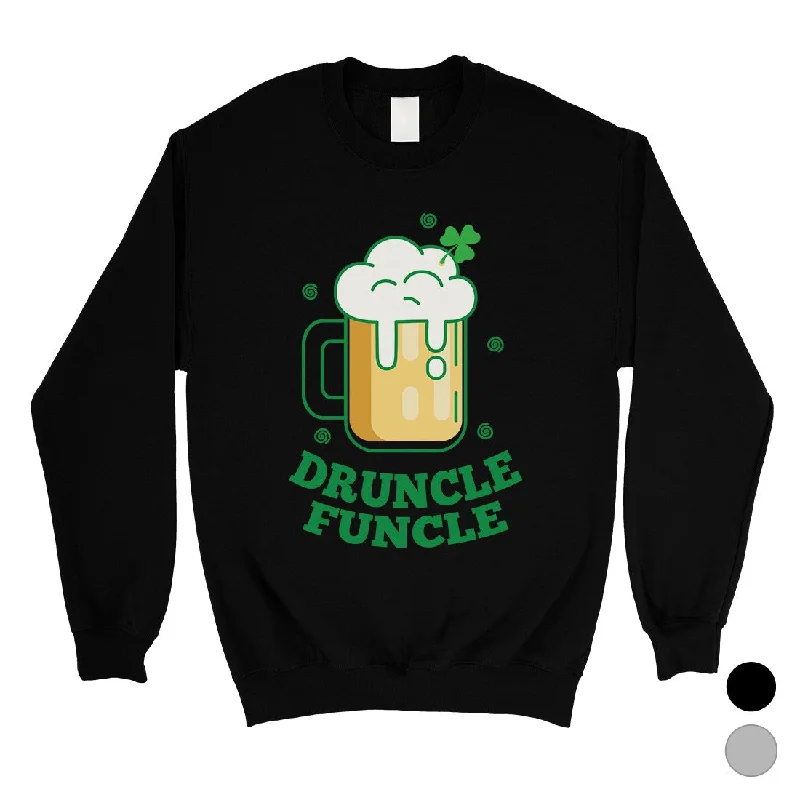 Sports And Leisure Druncle Funcle Uncle Sweatshirt Unisex Funny St Patrick's Day Gift Sports And Leisure Druncle Funcle Uncle Sweatshirt Unisex Funny St Patrick's Day Gift