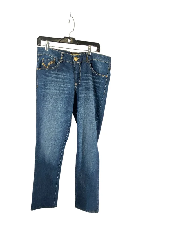 Noble Temperament Jeans Skinny By Democracy In Blue Denim, Size: 14
