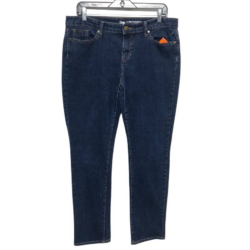 Comfortable Fashion Jeans Skinny By Gap In Blue Denim, Size:10