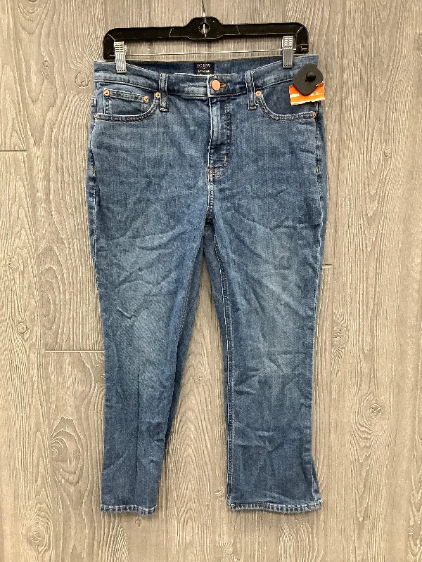 Advanced Design Jeans Flared By J. Crew In Blue, Size: 8