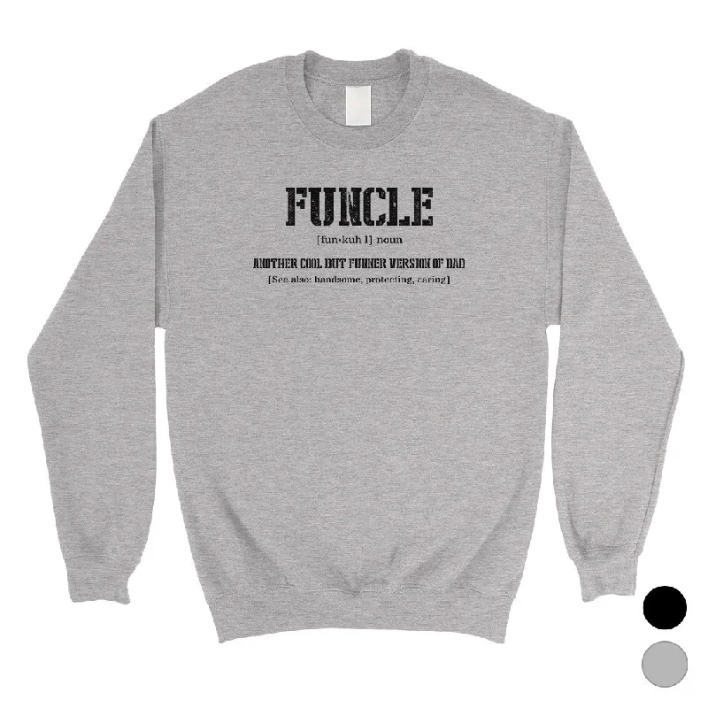 Comfortable Sweaters Funcle Mens/Unisex Fleece Sweatshirt