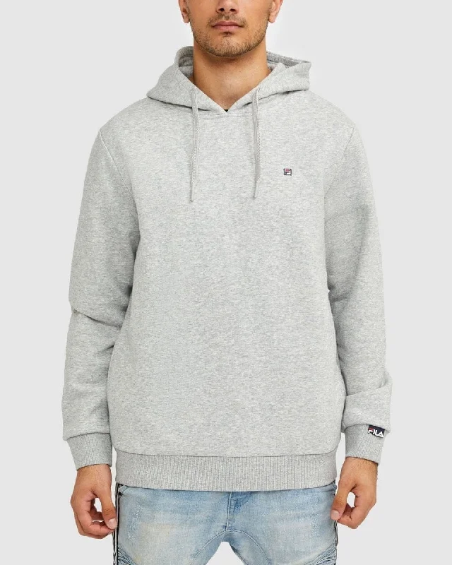 Easy Comfort Style FILA UNISEX UNI BADGE SILVER MARLE HOODIE