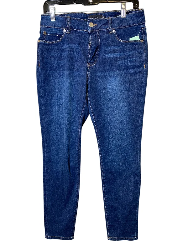 Fresh And Elegant Jeans Skinny By Tahari By Arthur Levine In Blue, Size: 8