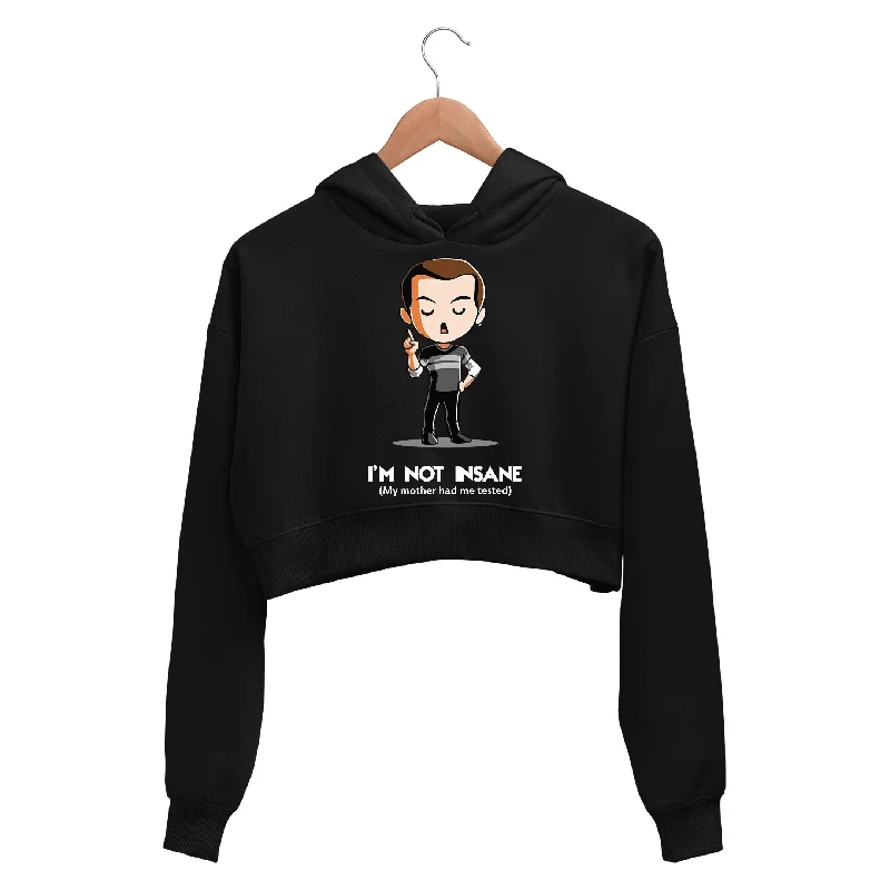 Weekend Style The Big Bang Theory Crop Hoodie - My Mother Had Me Tested