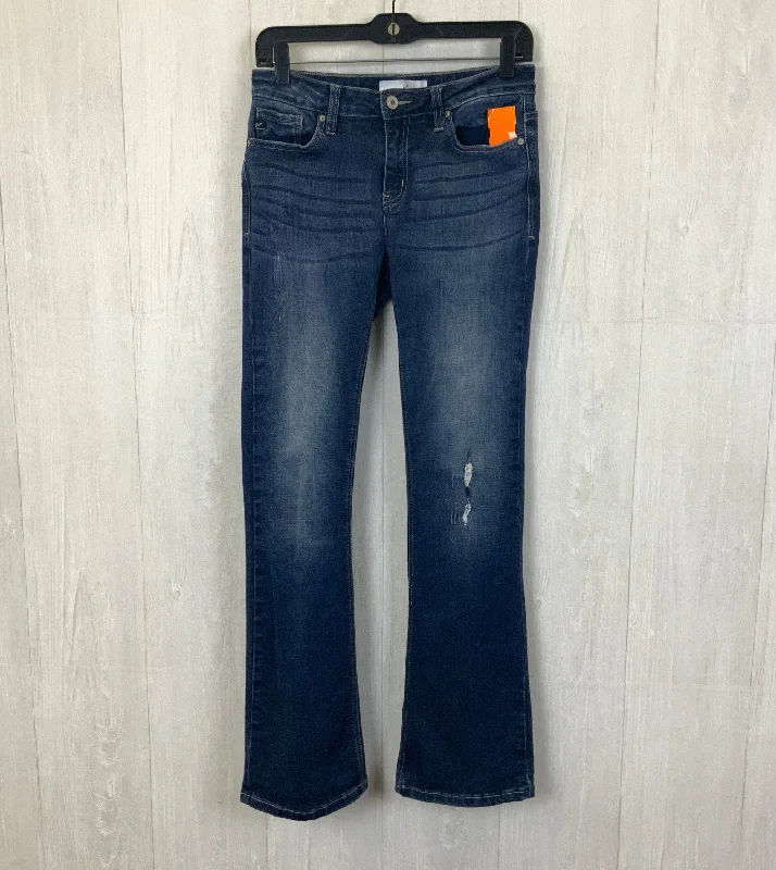 Urban Sense Jeans Straight By Kancan In Blue Denim, Size: 4