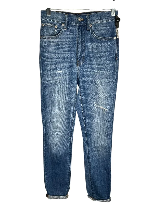 Fashion Concept Jeans Straight By Madewell In Blue Denim, Size: 0