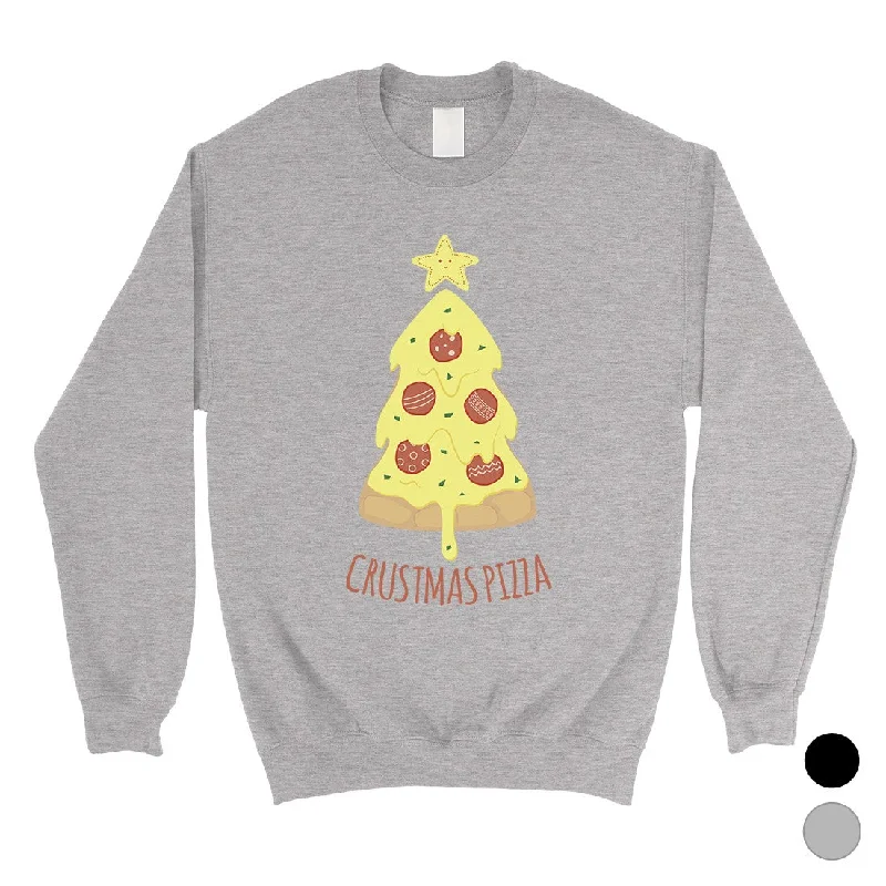 Chic Outfits Crustmas Pizza Unisex Crewneck Sweatshirt