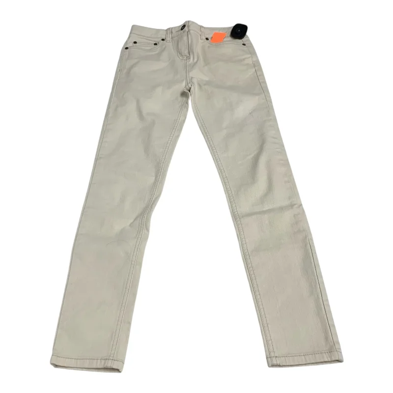 Casual Chic Wear Jeans Skinny By Clothes Mentor In Cream Denim, Size: 2