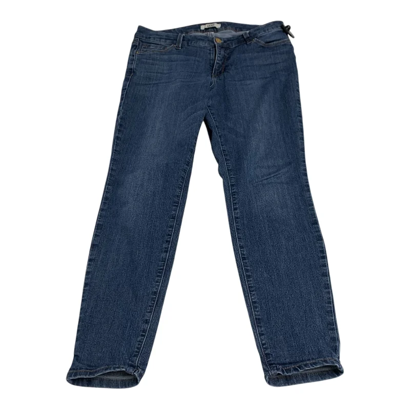 Casual Fit Jeans Straight By Vintage America In Blue Denim, Size: 10