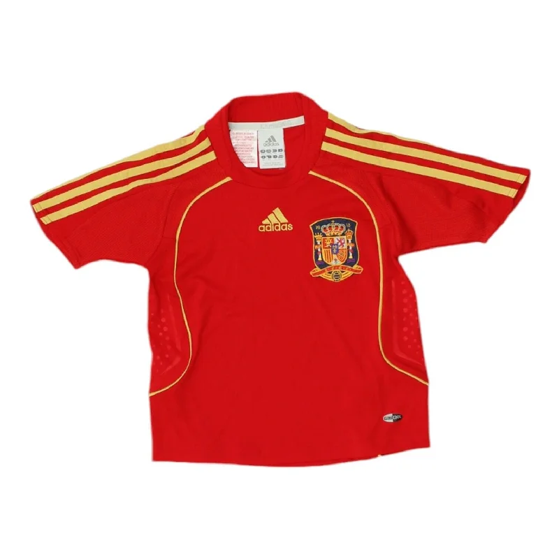 Cozy Lounge Wear Spain 08/09 Kids Red Adidas Home Shirt | International Football Boys Girls VTG