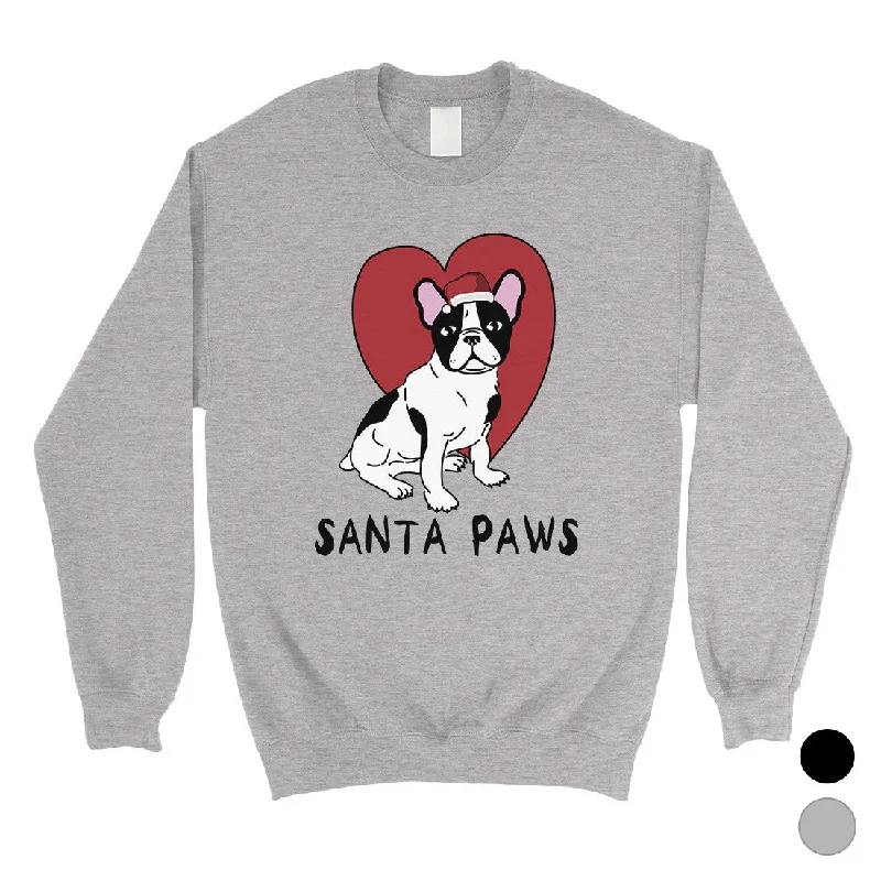 Cozy Lounge Wear Santa Paws Unisex Crewneck Sweatshirt
