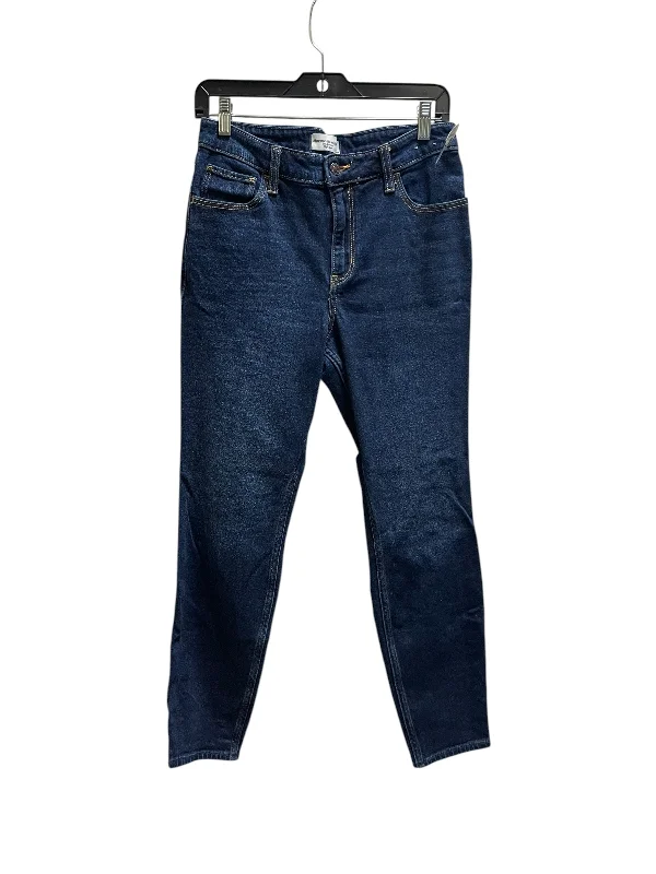 Cool Summer Jeans Skinny By Abercrombie And Fitch In Blue Denim, Size: 6