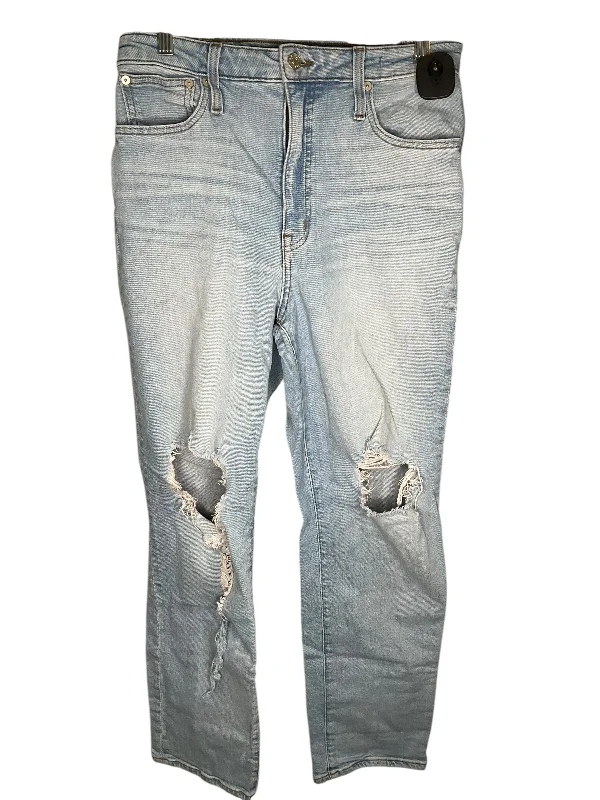Casual Choice Jeans Boyfriend By Madewell In Blue Denim, Size: 10