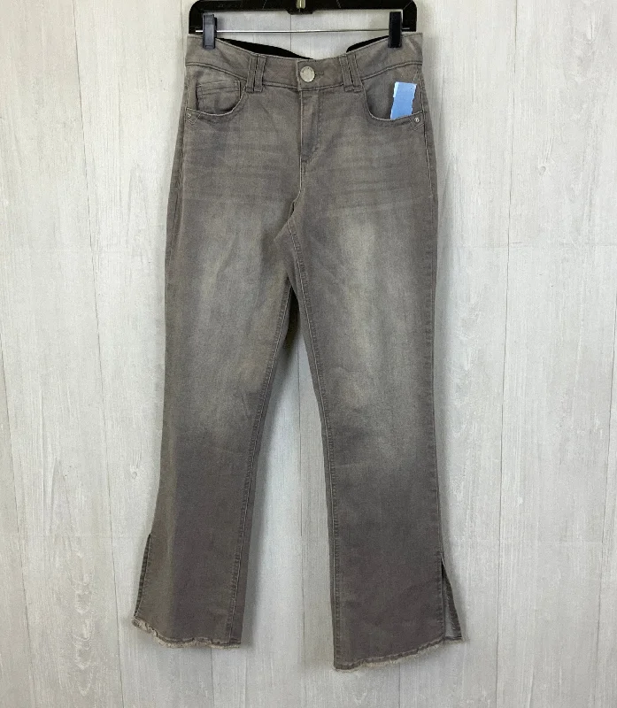 Cozy Essentials Jeans Flared By Democracy In Grey Denim, Size: 8