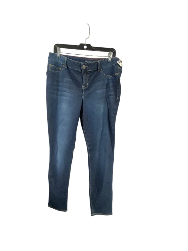 Classic Retro Jeans Skinny By Maurices In Blue Denim, Size: Xl