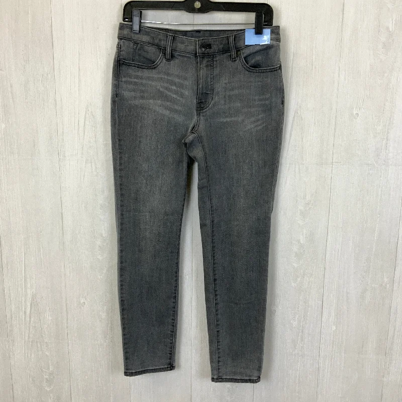 Bottom And Versatile Jeans Skinny By Talbots In Black Denim, Size: 6p