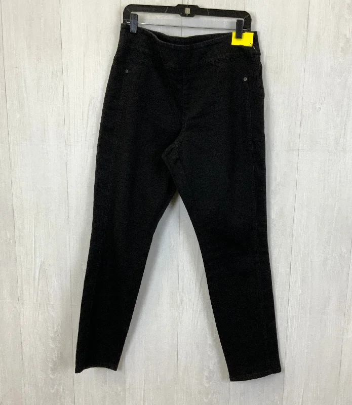 Fresh And Fashionable Jeans Skinny By Chicos In Black Denim, Size: 10