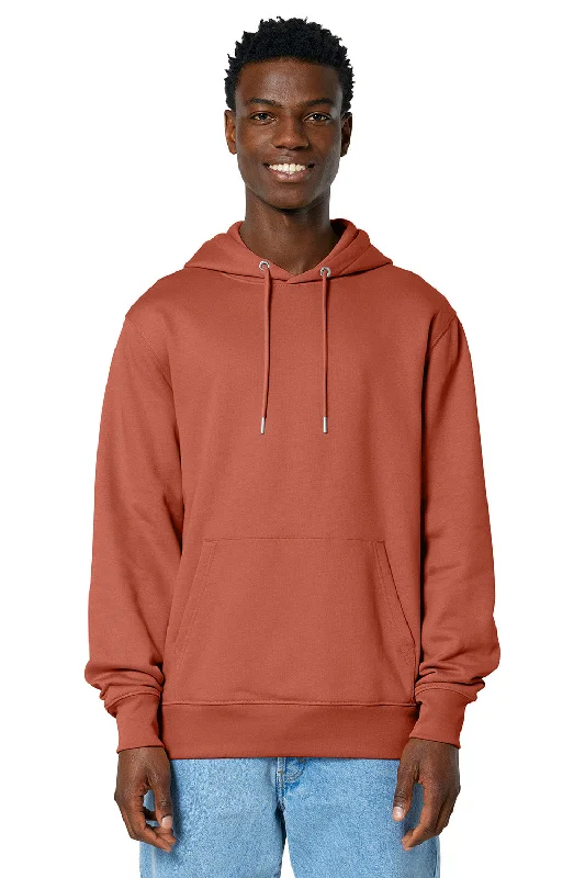 Cool Breeze At Night Stanley/Stella Mens Cruiser 2.0 Hooded Sweatshirt Hoodie w/ Pouch Pocket - Heritage Brown - NEW Cool Breeze At Night Stanley/Stella Mens Cruiser 2.0 Hooded Sweatshirt Hoodie w/ Pouch Pocket - Heritage Brown - NEW