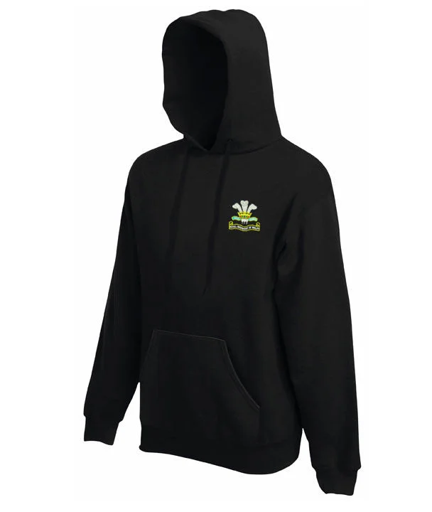 Soft Fabric Looks Royal Regiment Of Wales  Hoodie