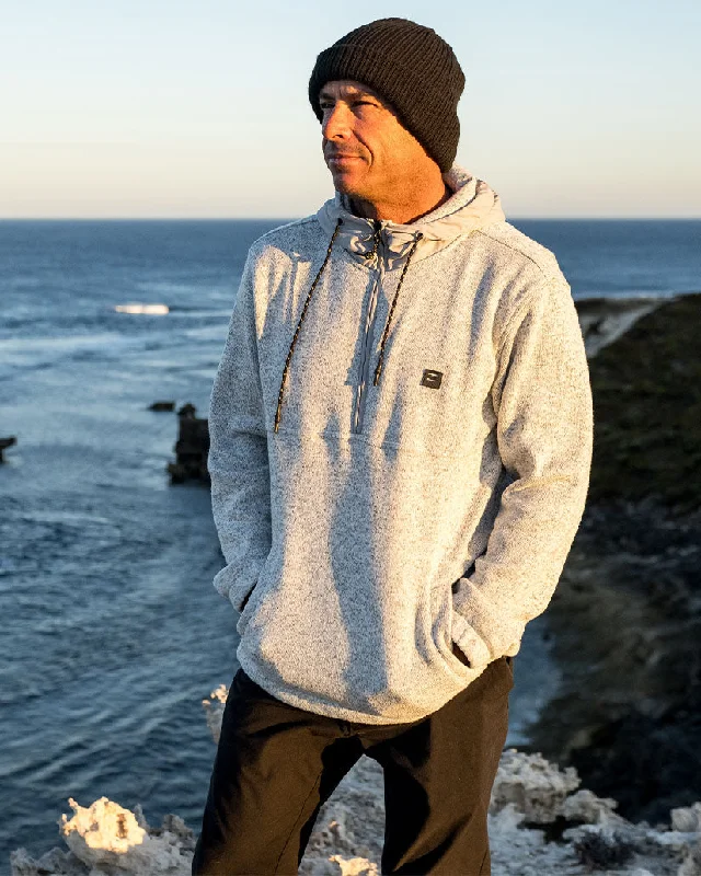 Sports Fashion A/Div Boundary Hooded Half-Zip Pullover - Grey Heather