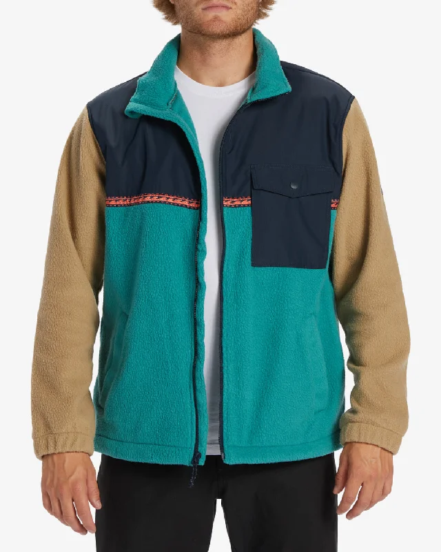 Fresh And Capable A/Div Boundary Trail Zip-Up Fleece - Pacific