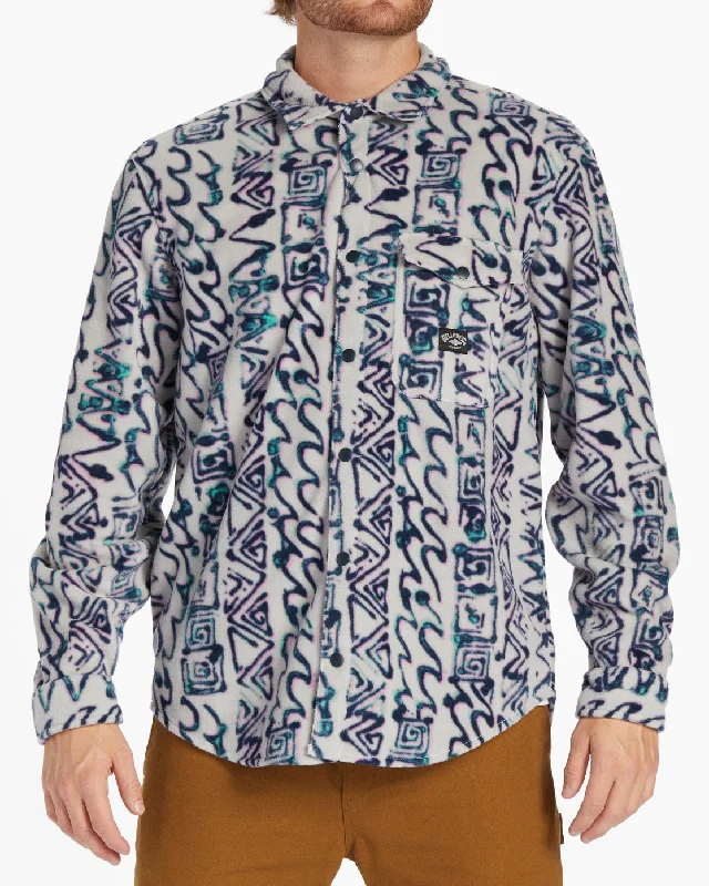 Minimalism A/Div Furnace Long Sleeve Flannel Shirt - Cement