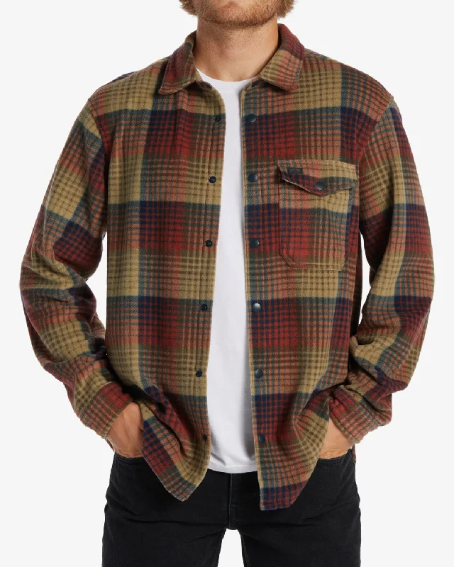 Romantic Data A/Div Furnace Long Sleeve Flannel Shirt - Gravel