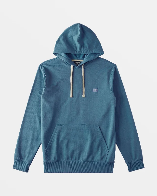 Denim Design All Day Hoodie - Dusty Blue