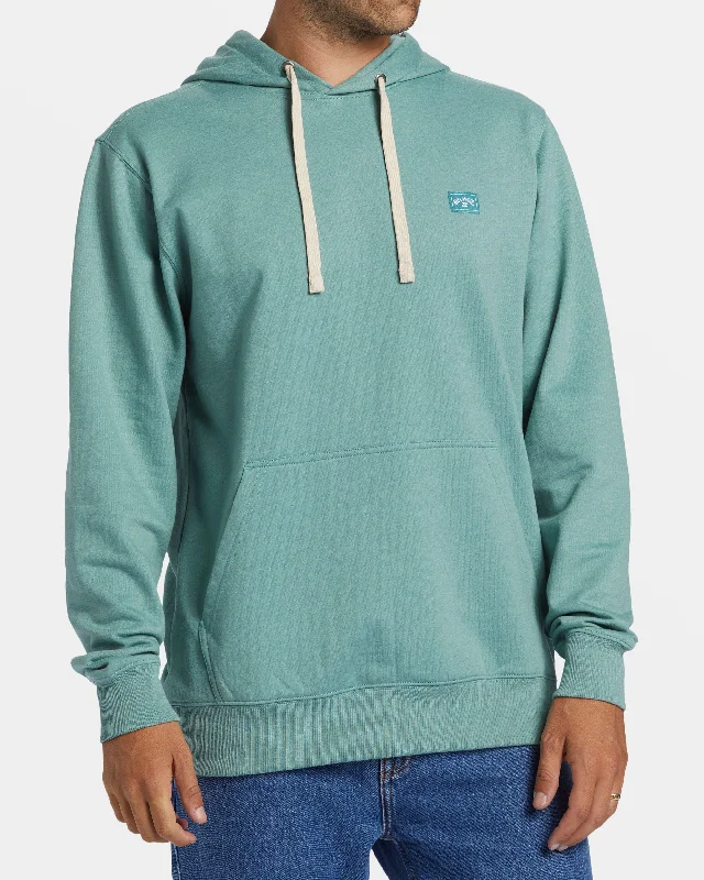 Simple Solid Color All Day Hoodie - Dusty Teal