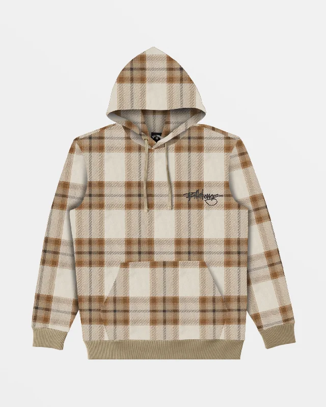 Floral Prints Automatic Hoodie - Chino
