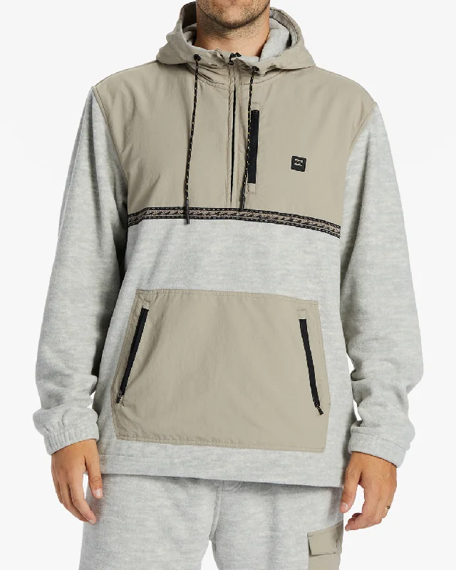 Street Cool Boundary Graphene Half-Zip Fleece - Oatmeal Heather