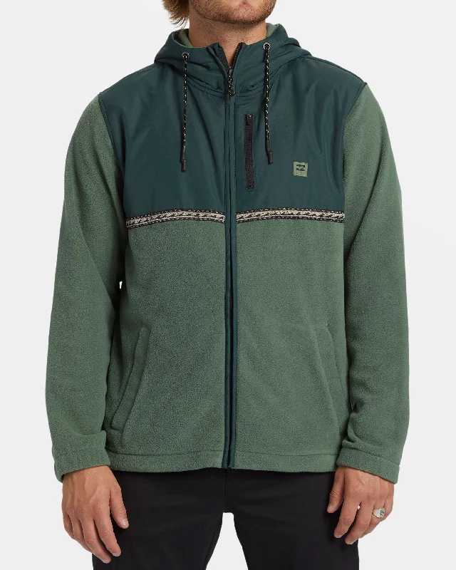 Wearable At Home Or Out Boundary Lite Zip Hoodie - Forest Green